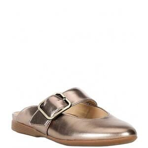 NEW DANSKO women's lotus leather mary jane mules in dark gold